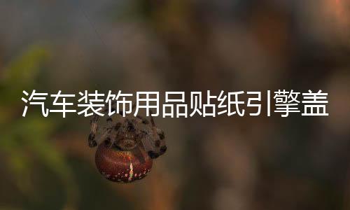 汽车装饰用品贴纸引擎盖贴花车头盖 WRC贴纸刮痕机盖贴改装拉花